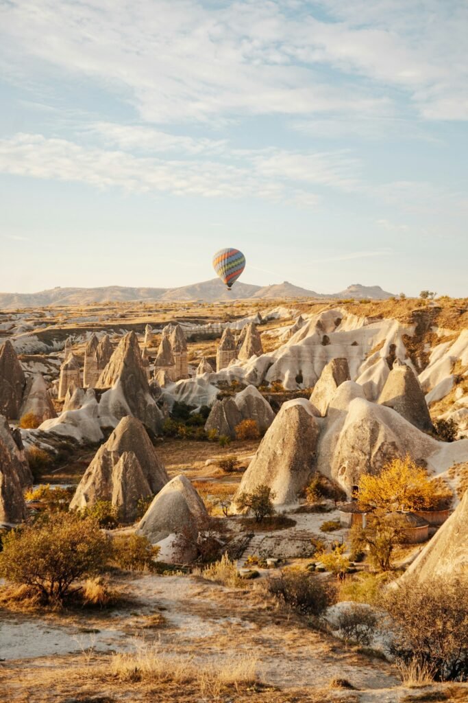 Globos aerostáticos sobre Capadocia, Turquía